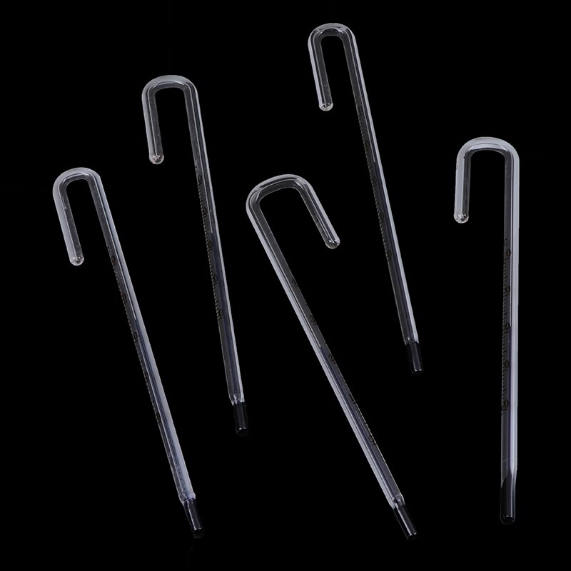 Termómetro de vidrio para acuario con gancho, reptil tanque accesorios para cajas, suministros 6/8/10/12/15mm dik Glas Tank