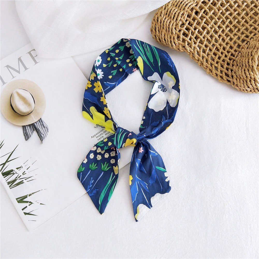été concepteur longue maigre Cheveux ruban bandes écharpe pour bords sac à main accessoires écharpes pour femmes Foulard Cheveux: 1