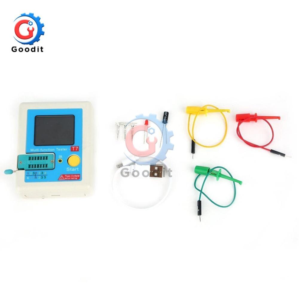 Multifunctional TFT Backlight Transistor Tester LCR-TC1 LCR-T7 TC-T7-H T7 for Diode Triode Capacitor Resistor Transistor: LCR-T7