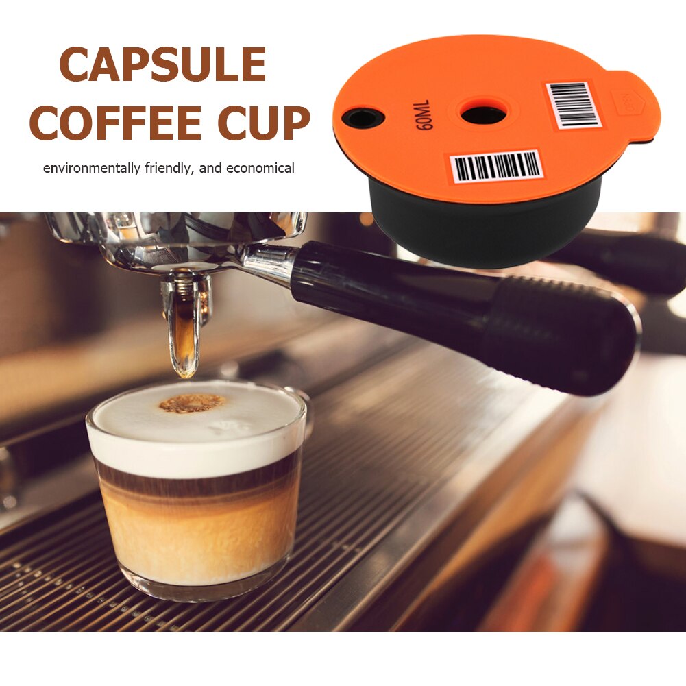 Kaffee Kapsel Tasse für Bosch-s Tassimo wiederverwendbar Plastik Filter Korb Schote Kaffee Maschine Haushalt Küche Spielereien 60/180ml