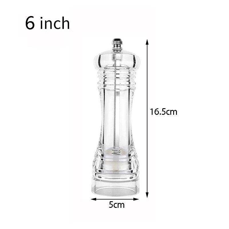 Acryl Salz Und Pfeffermühle Manuelle Pfeffermühle Multi-zweck Getreide Mühlen Gewürz würzen Schleifer Küche Werkzeuge: C02