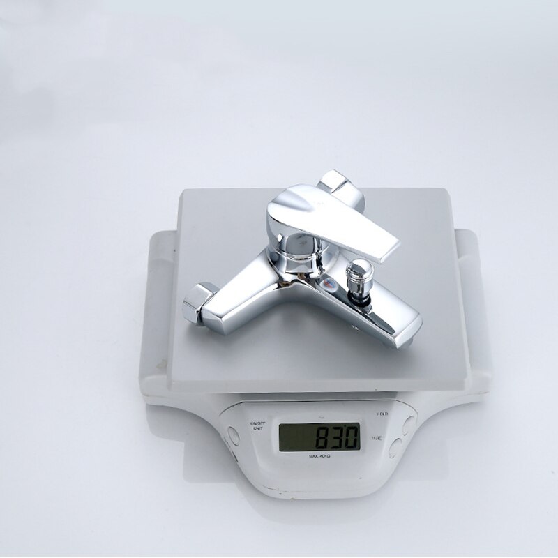 Wall mounted bathtub faucet waterfall bath faucet brass chrome finish bath shower mixer and cold water mixer