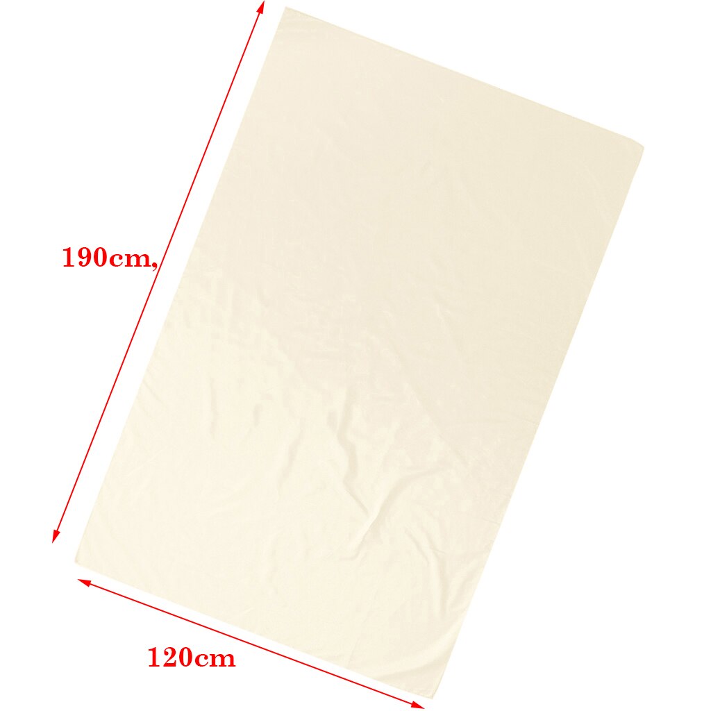 Couverture de Table de Massage en lin de beauté professionnelle, drap plat pour le visage, imperméable à l&#39;huile, convient à la plupart des lits de cosmétiques 190x120cm: Beige
