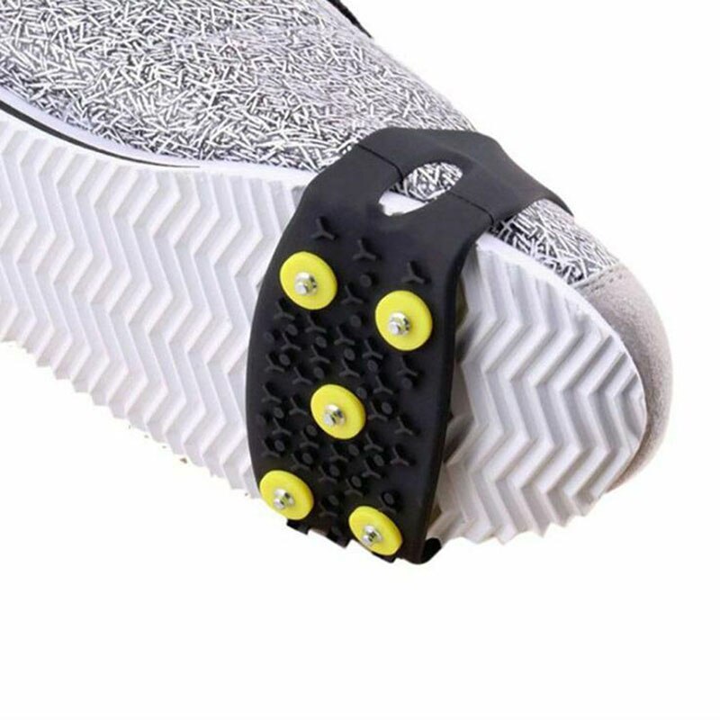 1 Paar Antislip Sneeuw Schoen Spikes Winter Antislip Ijs Grips Cleats Stijgijzers Klimmen Outdoor Schoenen Cover Stijgijzers