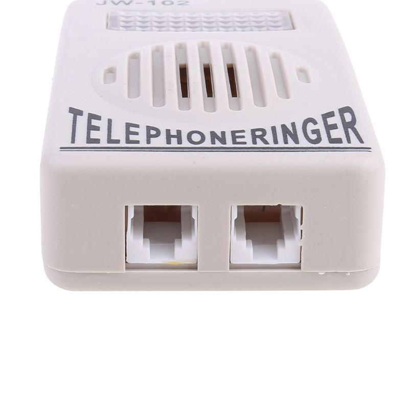 Telephone Ringer Phone Amplifier Ring Speaker Strobe Light Flasher Bell Extra-Loud Sound Wall Hanging