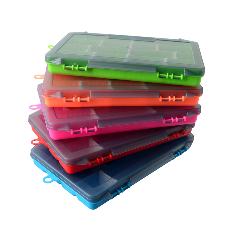 Fishing Box Plastic Fisherman Tackle Box Bait Container Hook Lure Tool Case Box Accessories Storage Supplies Organizer for Carp