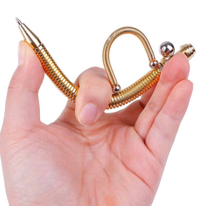 Anti-Stress Magnetic Pen Stress Relieve Toys Metal Spring Pen Spinner Toys