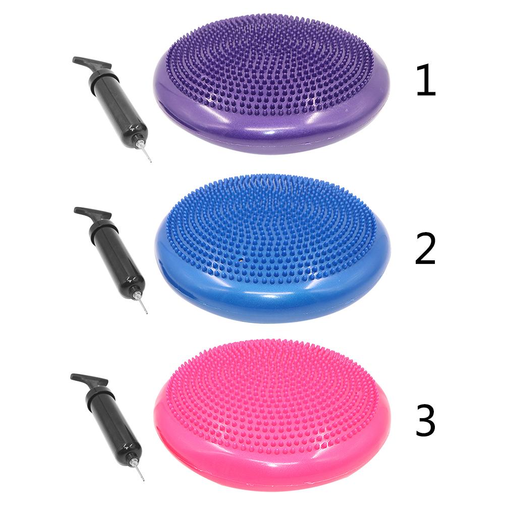 Opblaasbare Yoga Bal Balancing Pad Training Kussen Stabiliteit Massage Pvc Mat Bal Voor Bescherming Werken-Out Accessoires