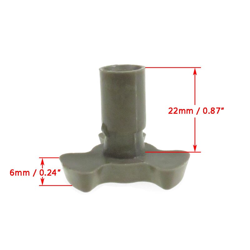 2 stücke Universal- Mikrowelle Kupplung Glas Plattenspieler Koppler Ersatzteile Stock Kupplung Zahn Werkzeuge Mikrowelle Zubehör Modell 2