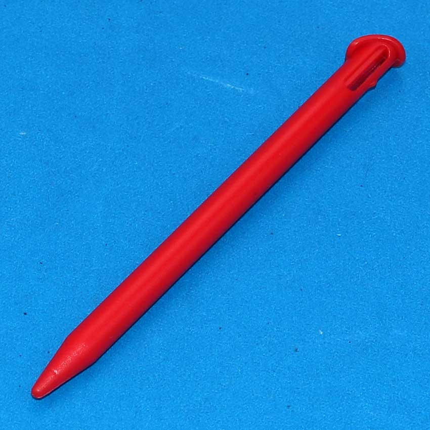 ChengHaoRan 10 Uds Stylus de plástico Lápiz de pantalla táctil para Nintendo 3DS XL 3DSLL consola de juegos, blanco negro: Red