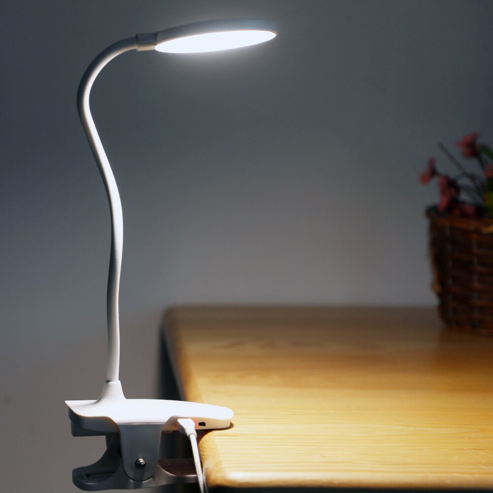Klip trådløs bordlampe undersøgelse touch 1200 mah genopladelig led læsning skrivebord lampe usb bord lys flexo lamper bord