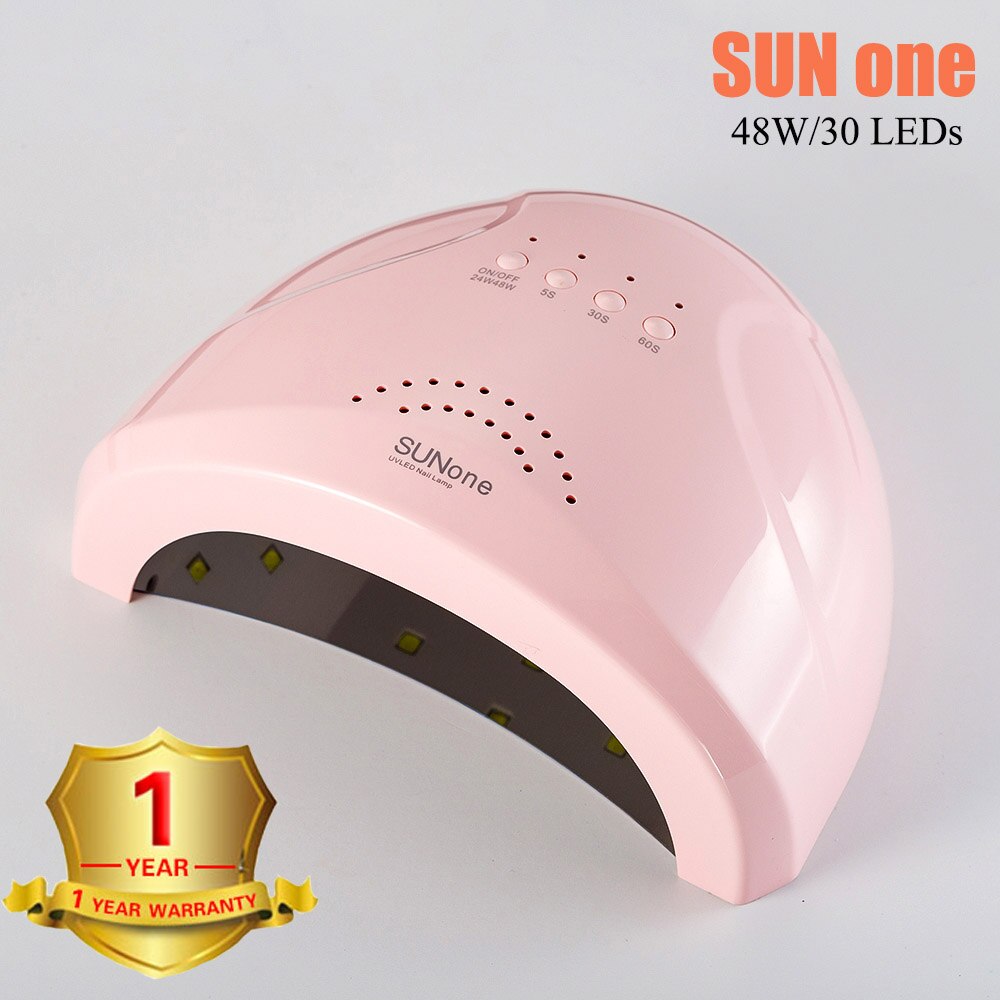 Lamp Voor Nagels Sunone Uv Lamp Gel Polish Machine Curing Lamp Met Bodem Timer Display Sneldrogend Sunuv Lamp Voor manicure: pink