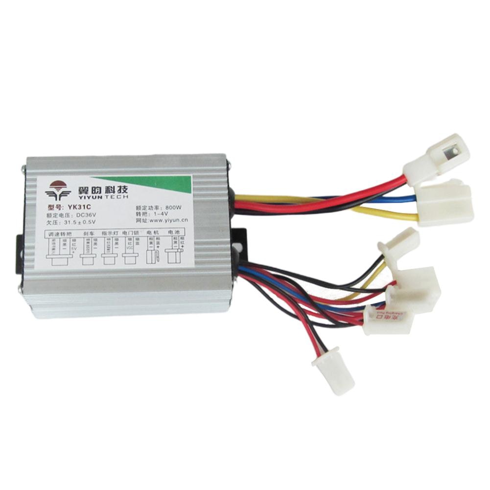 36V 48V 800W DC Pinsel Motor Controller E Bike Roller Motor Generator Anti-beschleunigung Elektrische Fahrrad teile