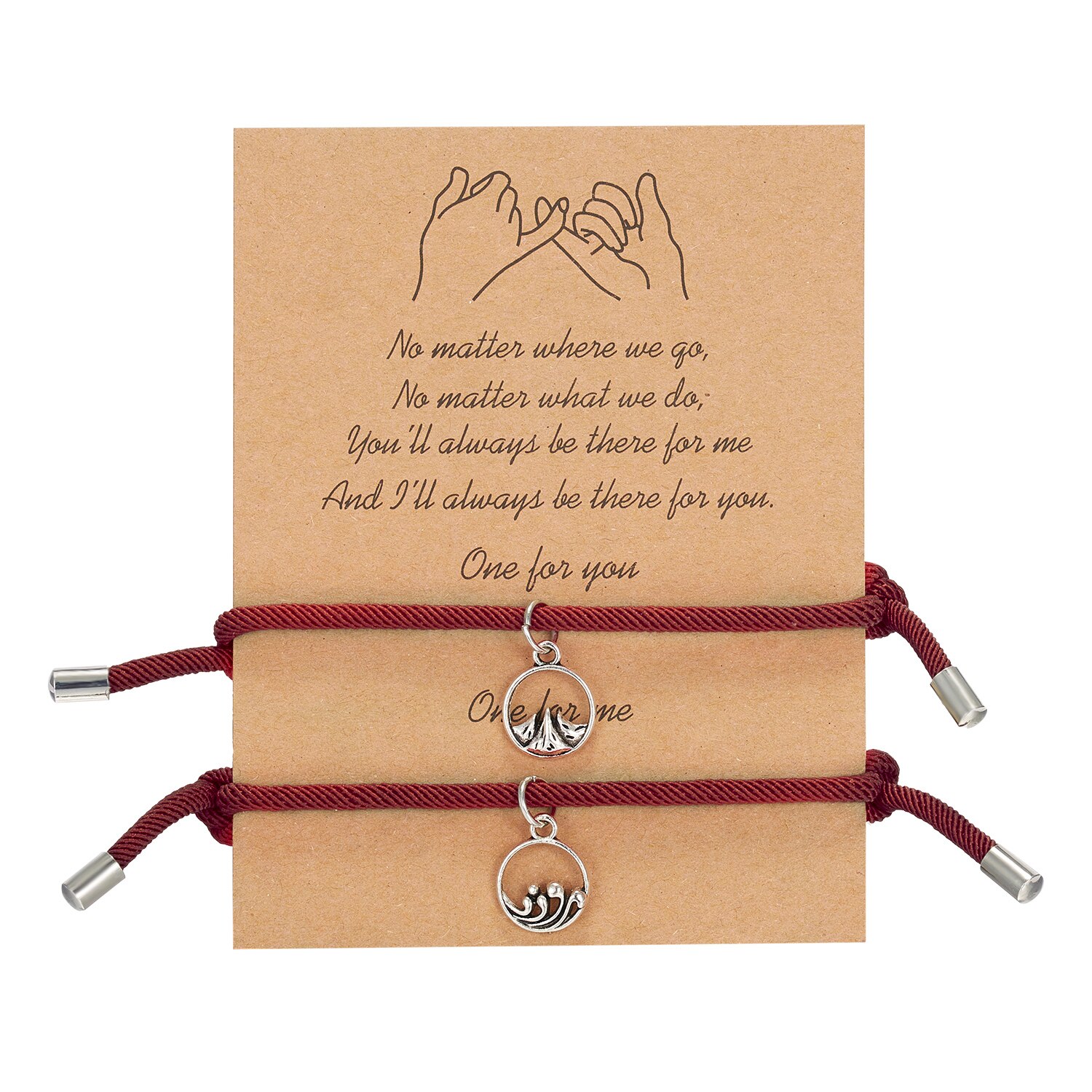 Aantrekkelijke Handgemaakte Armband Vrouwen Mannen Paar Charm Vrouwelijke Mannelijke Magneet Bal Gekoppeld Vriendschap Sieraden: 4