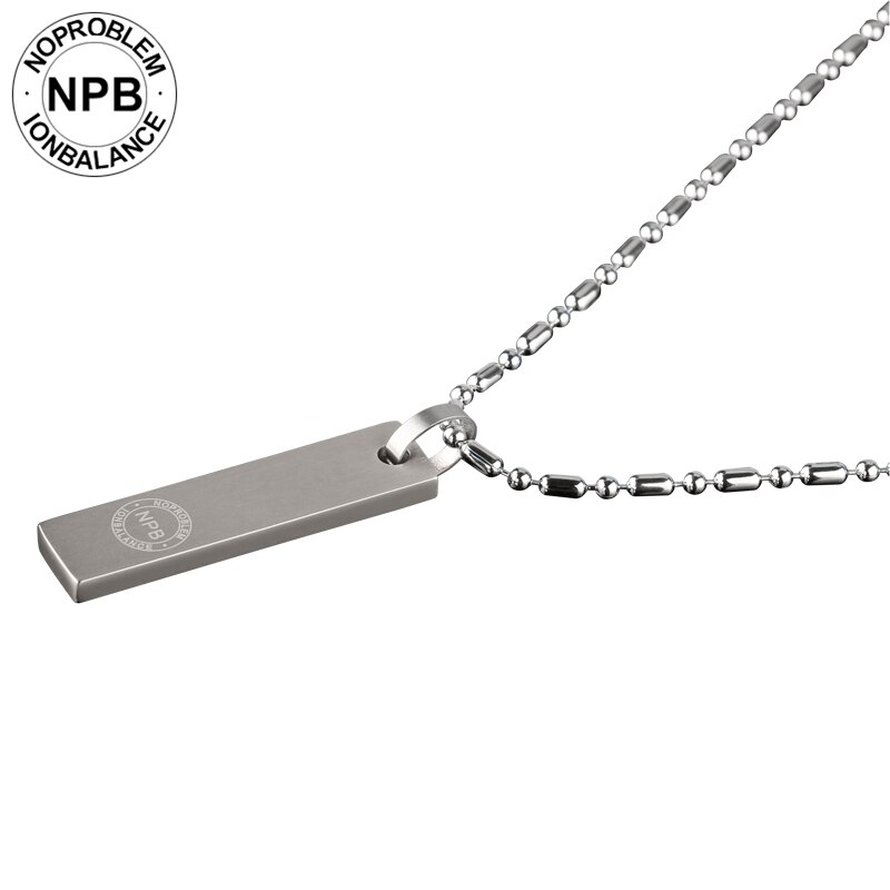 Noproblem 028 ionen Gleichgewicht silber metall halsband lässig antifatigue charme turmalin Germanium pendan halskette