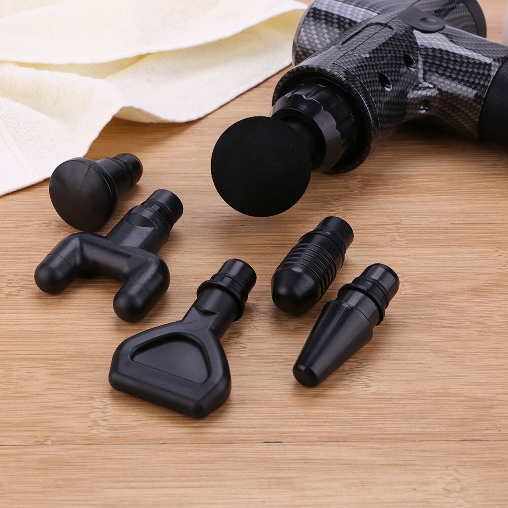 Elektrische massagepistool voor diepe spiermassage, spierpijn, lichaamsmassage, oefentherapie, fasciaal pistool met digitaal display