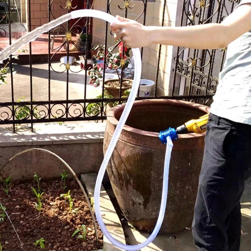 Zware Zelfaanzuigende Hand Elektrische Boor Water Pompen Huis Tuin Centrifugaal Kleine Water Pompen Dag