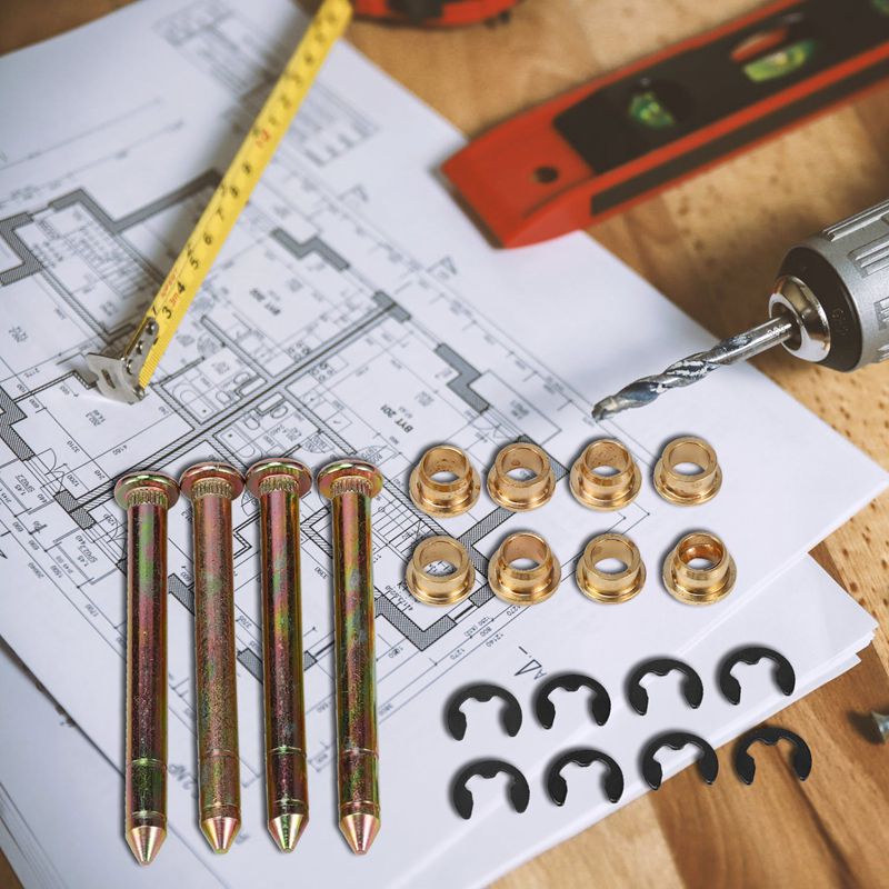 Dørhengsel pin & pin bushing kit for ford bronco  f150 f250 f350 pickup truck