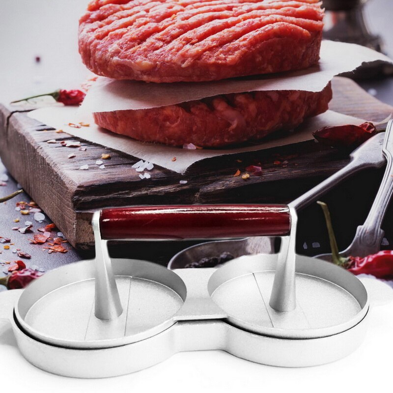 Non-stick Hamburger Druk Maker Rundvlees Grill Mold Making Perfect Pasteitjes Zelfgemaakte Aluminium Maker Hamburger Pers