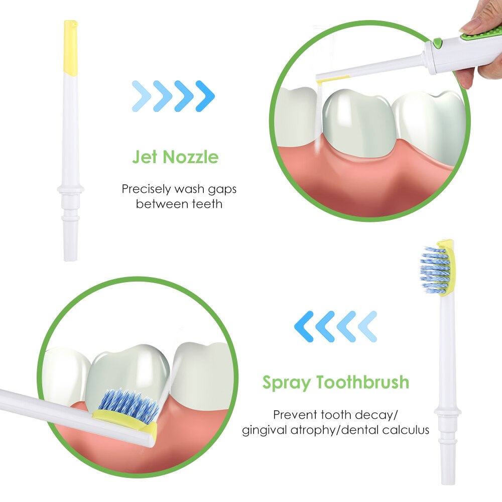 Water Dental Flosser Oral Irrigator Faucet Water Jet Toothpick Teeth Cleaner Oral Hygiene Dental Pick Tooth Cleaning Machine