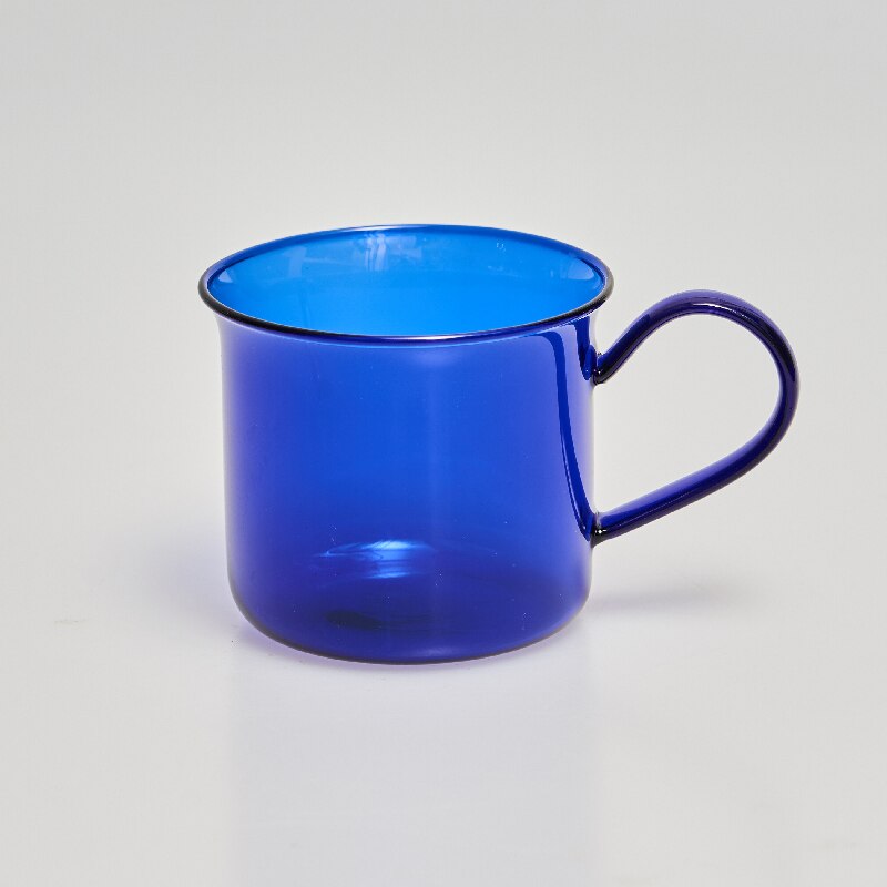 Blue Cups Coffee Mug Glass Cup Tea Milk Lemon Juice Coffee Water Cup Bar Drinkware Creativity wine glasses Home Cafe Drinkware: A