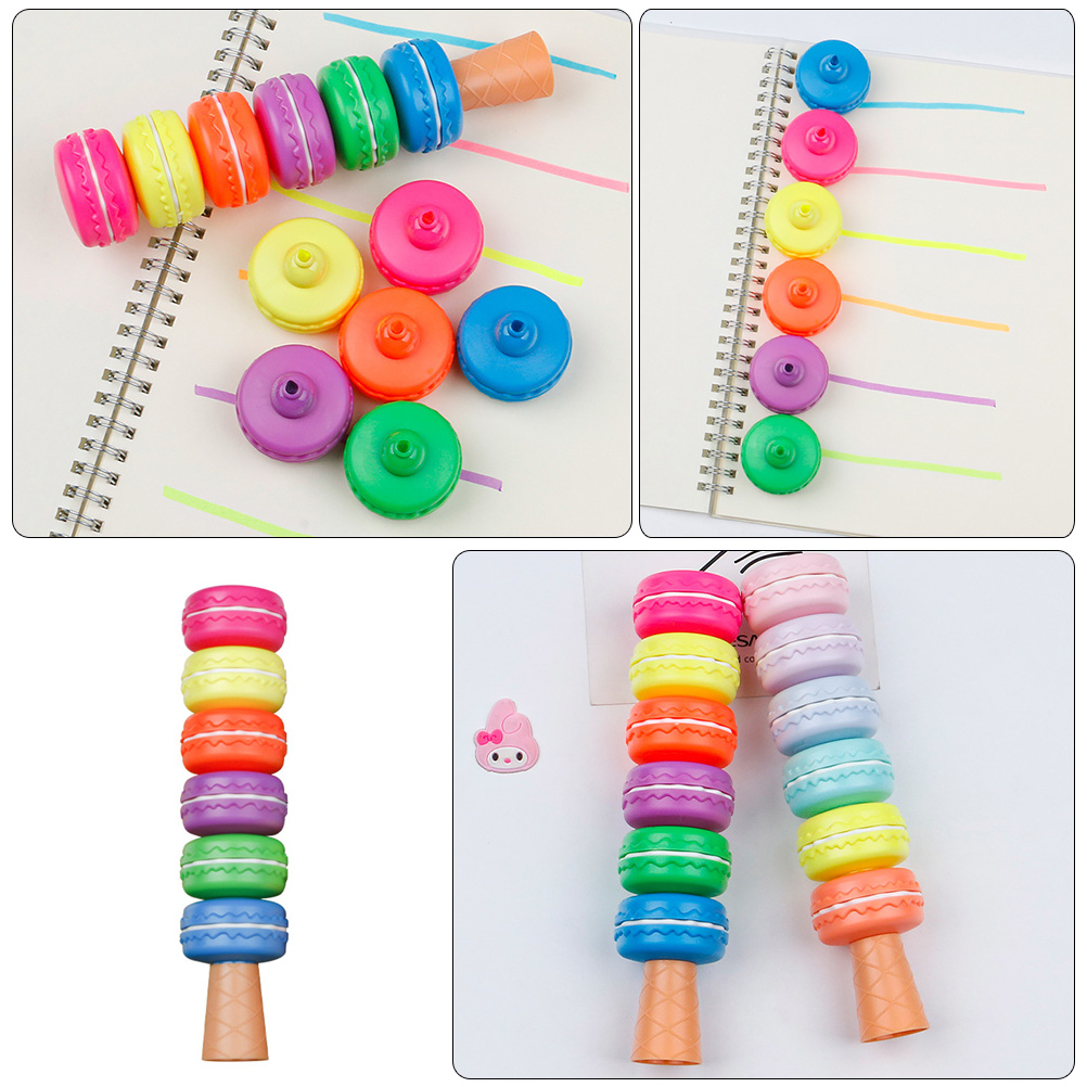 1 Set of Note Taking Highlighter Information Marker Kids Painting Supplies (Random Style)