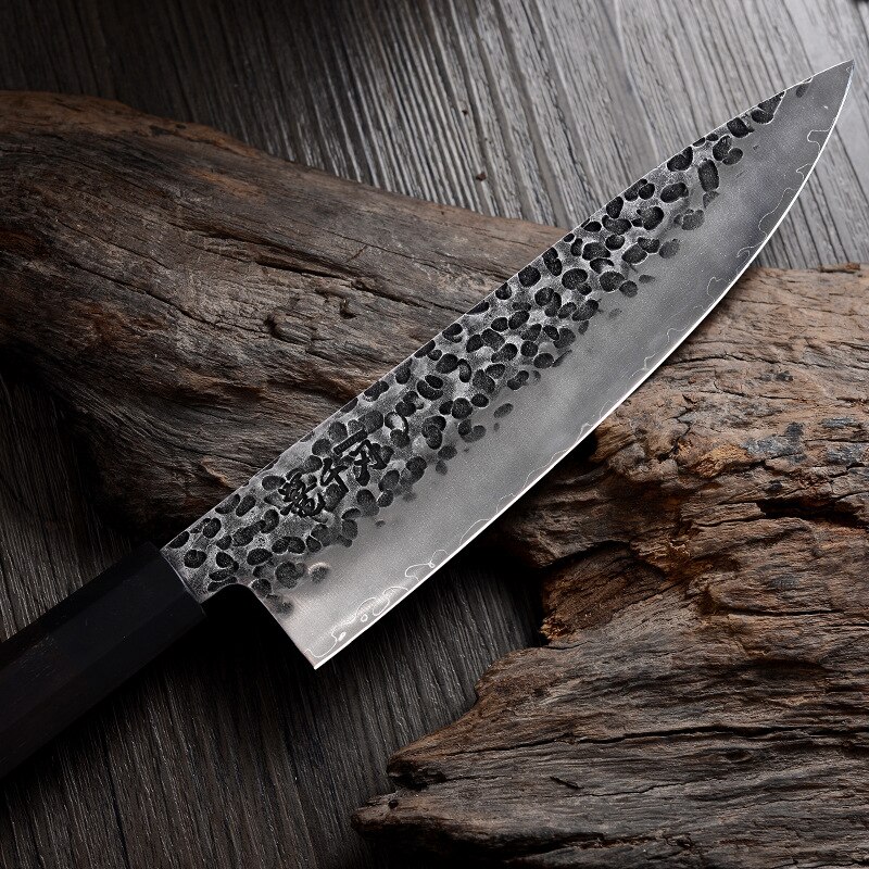 Kitchen Knife Set High Forged 3 Layers Steel Chef Knife 8Cr14Mov Steel Core Japanese Sashimi Knife Cooking Tools