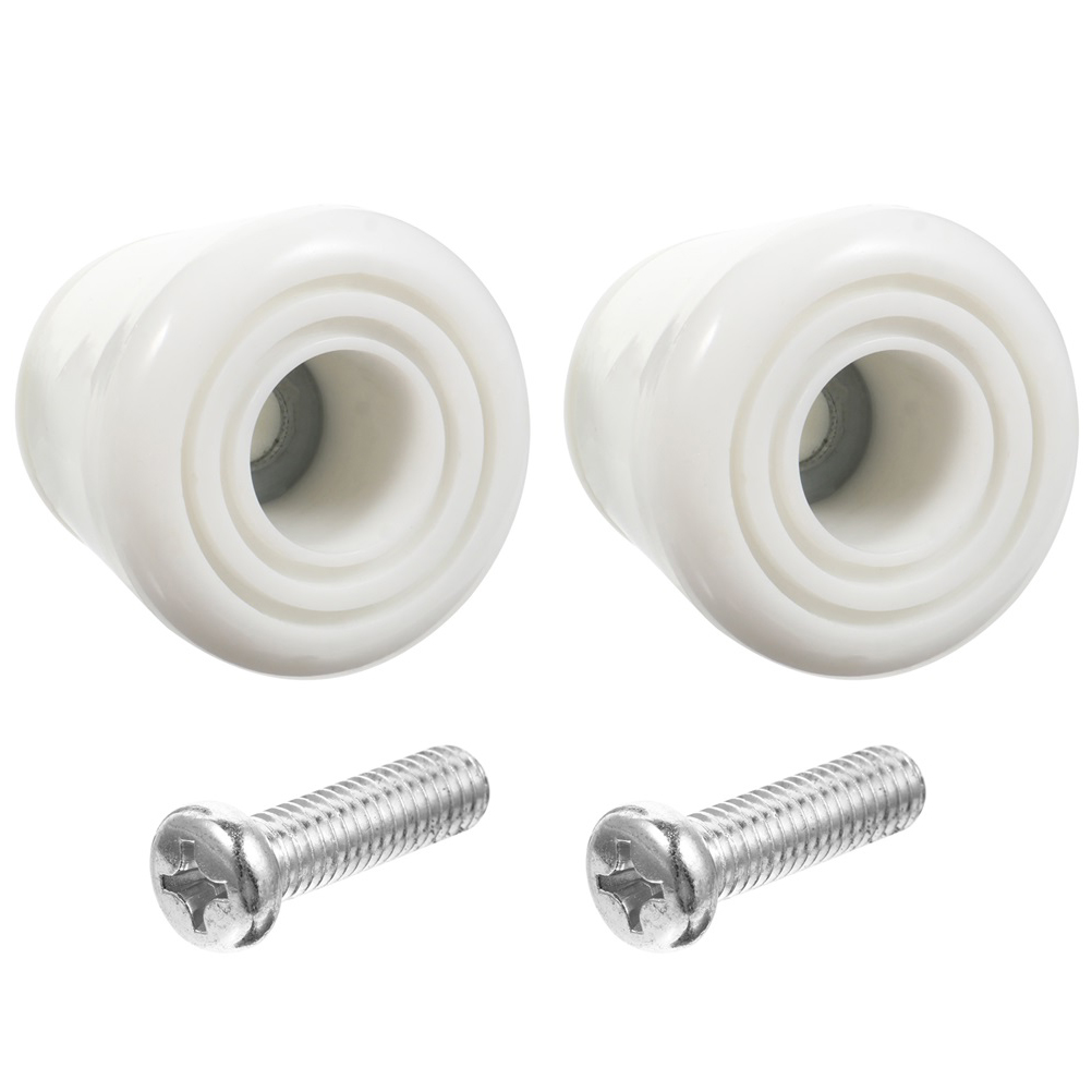 1 Set Schaatsen Brake Tool Remblok Rolschaatsen Stop Rem Kussen Voor Outdoor Schaatsen Vervangen: White
