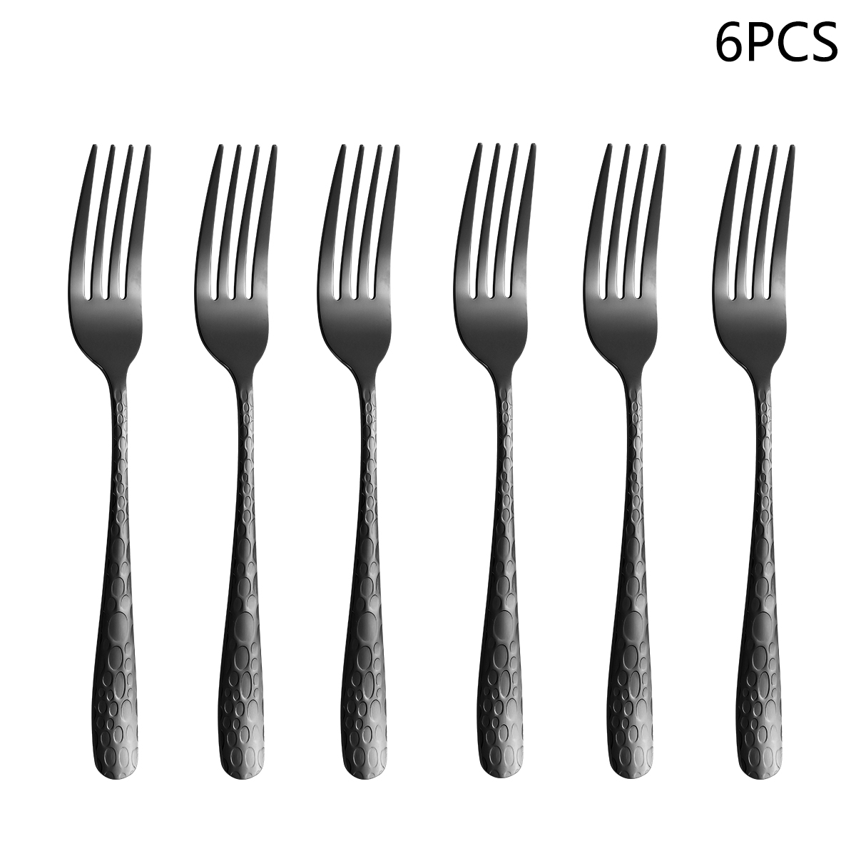 Couverts, couteaux, fourchettes et cuillères en acier inoxydable noir, ustensiles de cuisine pour la maison, vaisselle de dîner de 4/6/16/24 pièces: Rouge