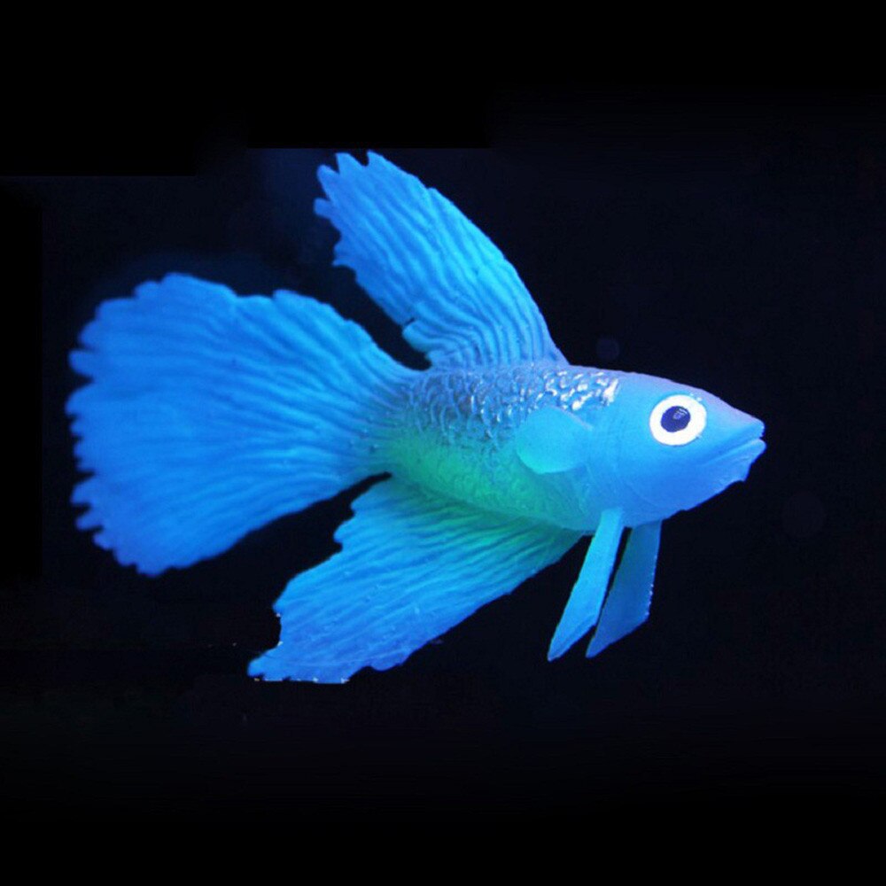 Artificial Swim Glowing Effect Animal Aquarium Decoration Fish Tank Underwater Live Plant Luminous Ornament Aquatic Landscape: A