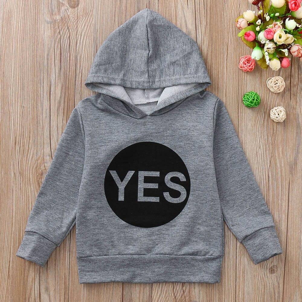 Kinderen Sweatshirt Hoodie Mode Lange Mouwen Brief Print Hooded Sweater Causale Familie Kleding Sudadera Mujer #2D30