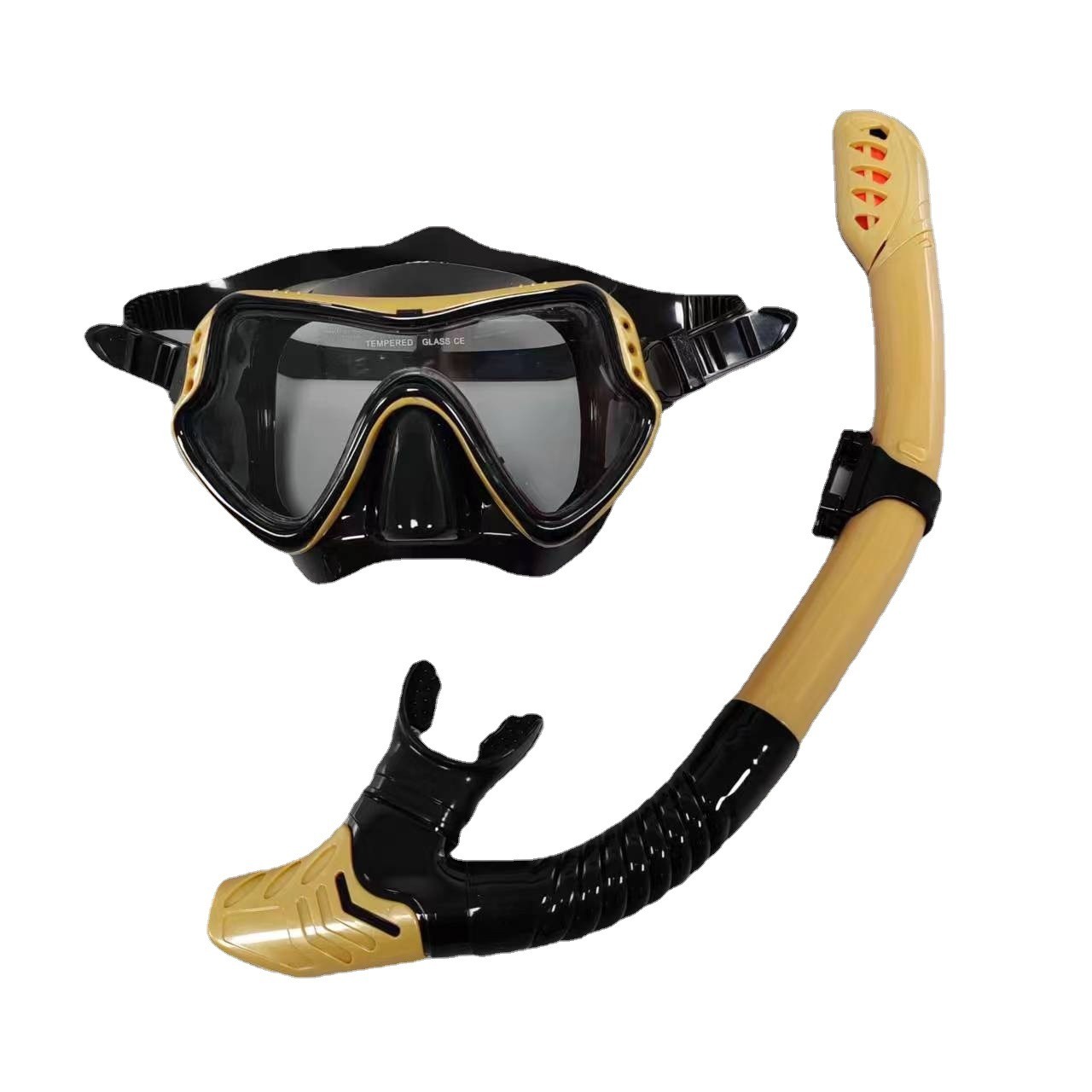 Equipo de silicona de , máscara de buceo, equipo de snorkel para adultos, gafas de natación impermeables UV para hombres y mujeres: Rosa