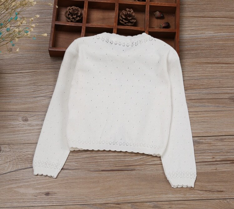 Mädchen Strickjacke zur Seite fahren Jacke 100 Baumwolle Mädchen Oberbekleidung für 1 2 4 6 8 Jahre alt freundlicher Kleidung RKC195082