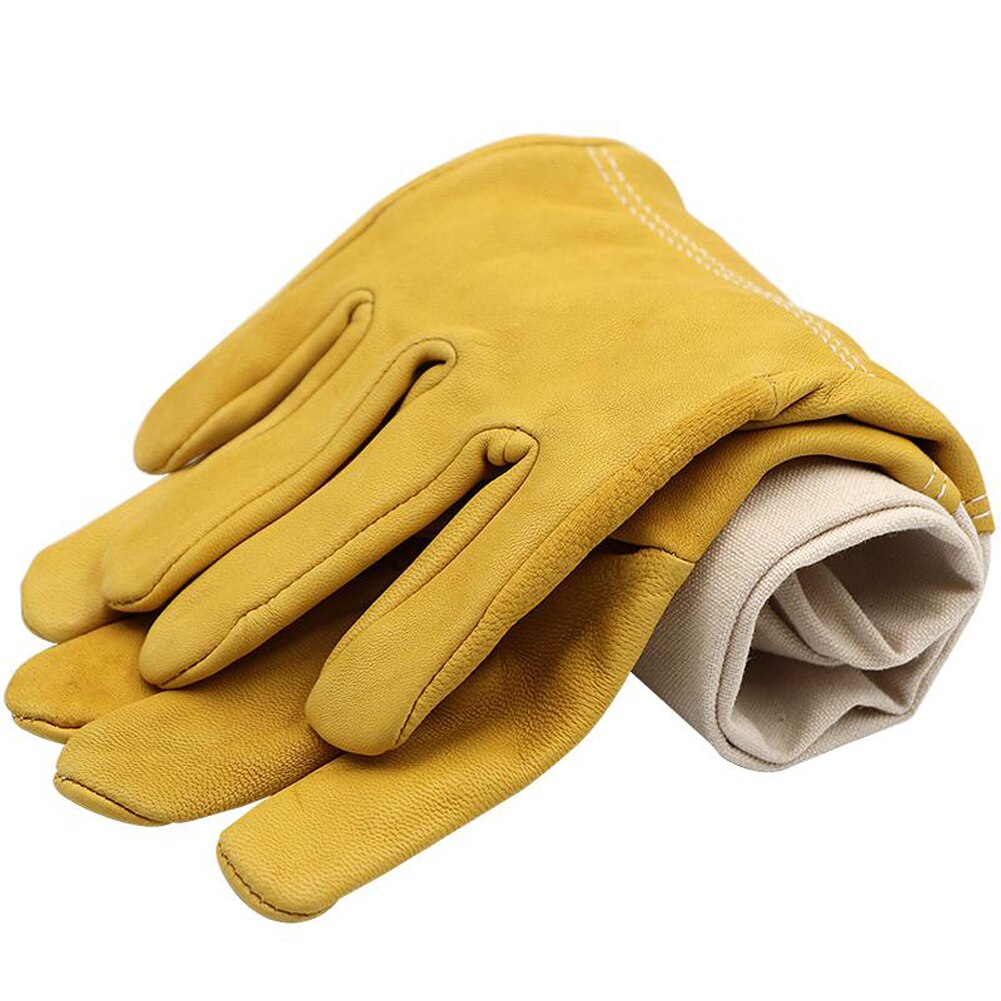 Imkergereedschap anti-bijen-, steek-, anti-steek- en anti-snijhandschoenen voor imkers beschermende handschoen canvas imkeruitrusting