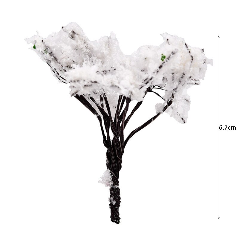 1pc mini tre kunstig hage miniatyr harpiks håndverk hjemmedekorasjon mikro landskap bonsai plante: Stil 014