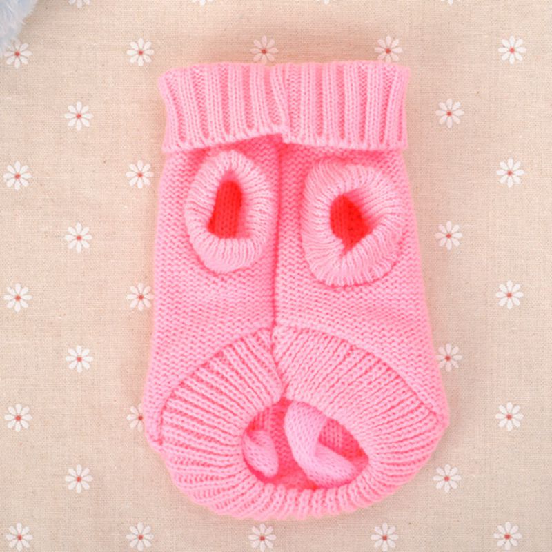 1pcs Small Dog Sleeveless Knit Tight Sweater Pet Clothing Teacup Dog Clothes Pet Supplies CLL9006