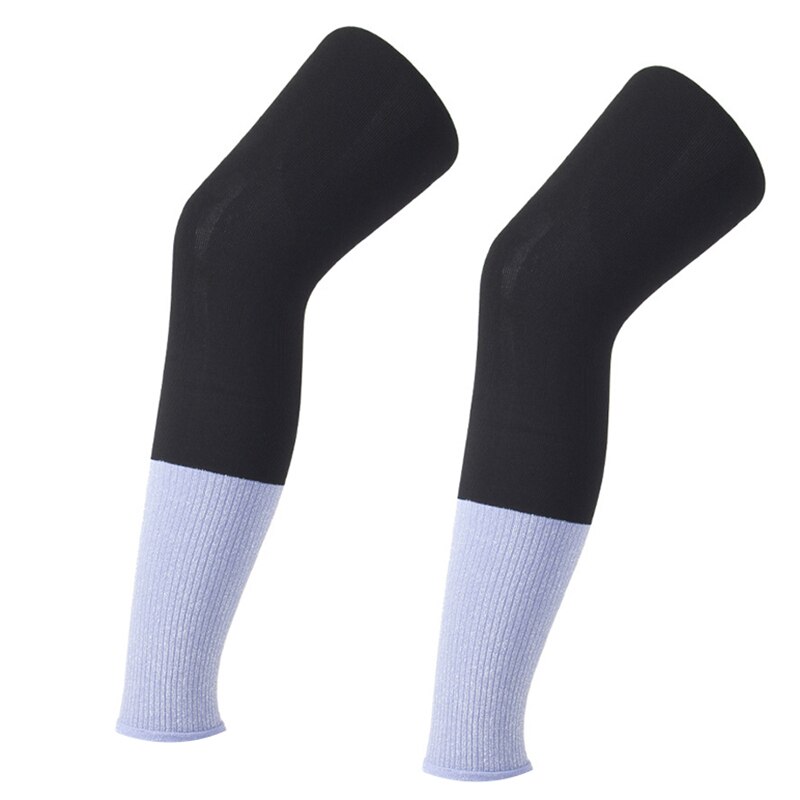 Leggings med høj elasticitet til kvinder efterår vinter tyk varm legging stretch bukser  zj55: Sortblå