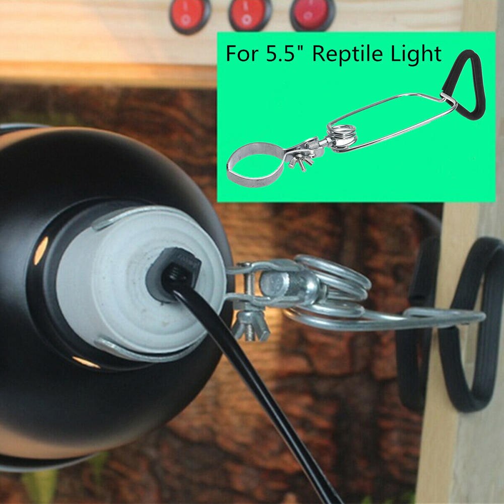 Reptiel Licht Klem Metalen Reptile Huisdier Licht Verwarming Lamp Klem Houder Voor Keramische Bollen Heater