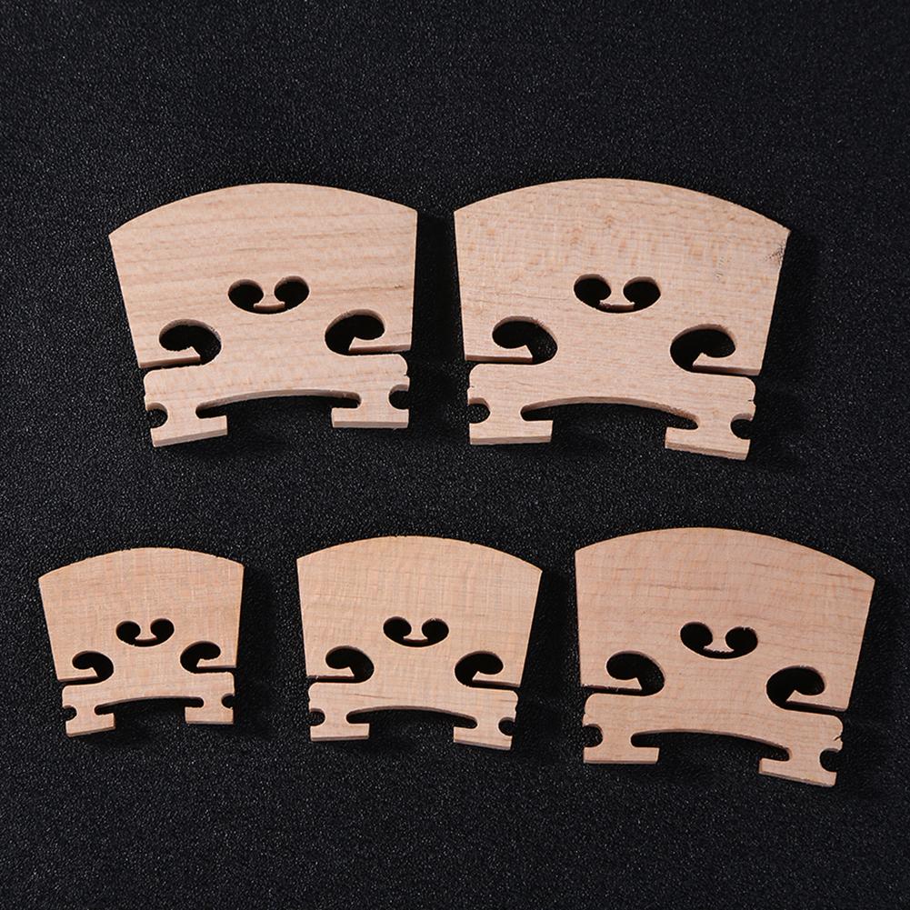 Wooden Decorative Pattern Violin Bridge High Hardness Timber Maple Violin Bridges Musical Instrument Supplies
