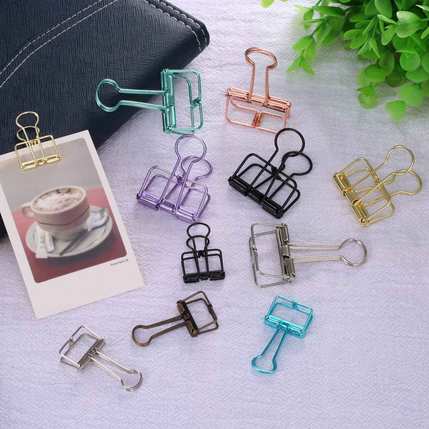 Neue-15 Stück Draht Binder Clips Organisatoren Und... – Vicedeal
