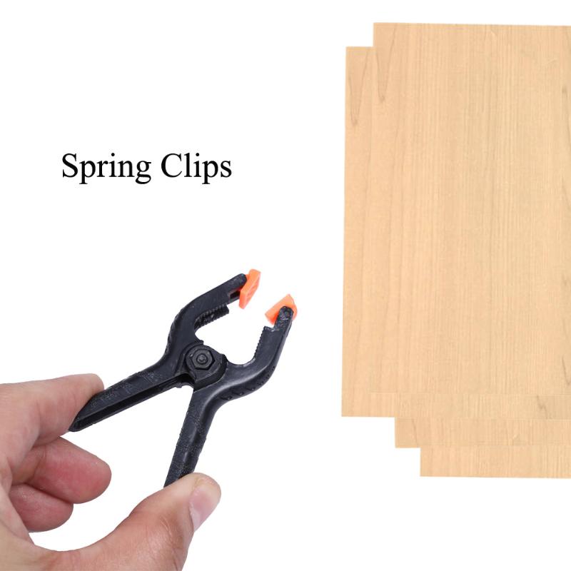 10PCS 2inch Spring Lovely Plastic Nylon Toggle Clamps For working Spring Clamps Album Studio Grip Clamp Wooden Clip
