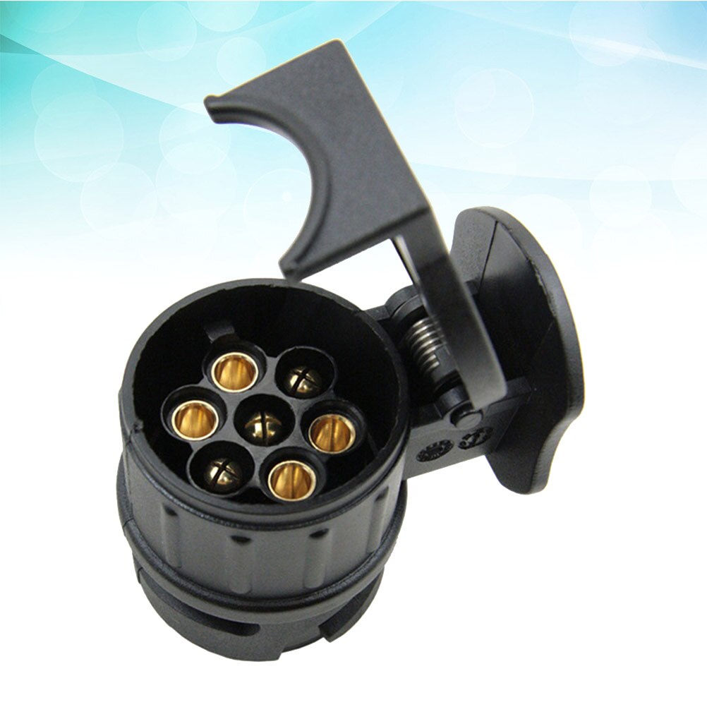 1Pcs 7-pin Socket Portable 7-pin Socket 7-pin Trailer Socket Trailer Accessories for Trailer Vehicle A30