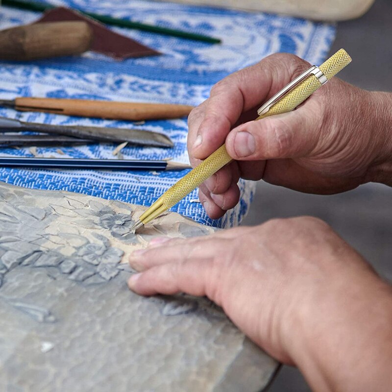 8Pcs Tip Scriber Etching Engraving Pen Glass Scribe Tool Aluminium Etching Engraving Penfor Ceramics Glass