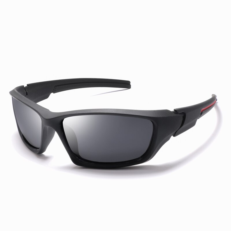 Bil og motorcykel kørselsbriller dedikeret polariserede nattesyn briller udendørs cykling sportsskygge solbriller anti-uv: Grå linse