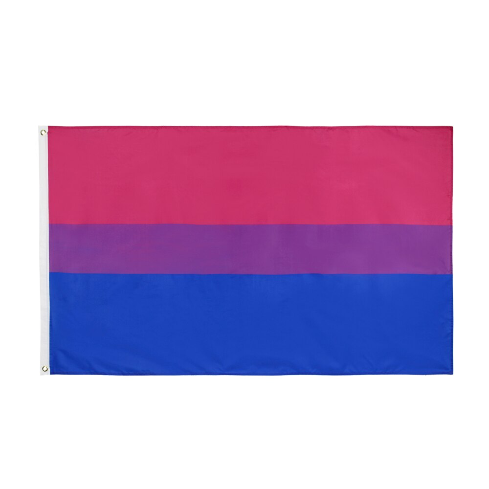 90*150Cm Lgbt Bi Pride Biseksuele Vlag: 60x90 cm