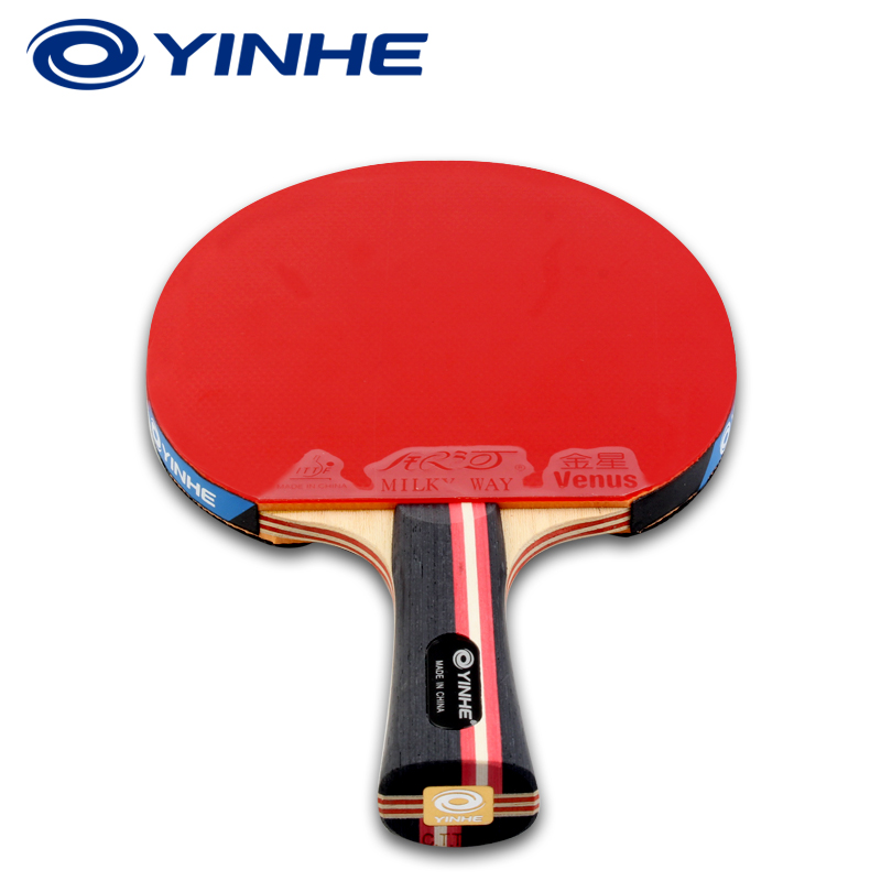 Originele Yinhe Galaxy 7 Sterren Nationale Tafeltennis Racket Puistjes in Rubber Ping Pong Raquete De Pingpong Bat