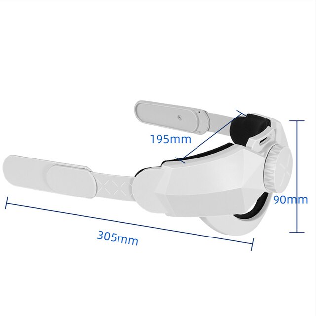 For Oculus Quest 2 Halo Strap Adjustable VR Increase Supporting Force Improve Comfort Elite Strap For Oculus Quest 2 Accessories: Default Title