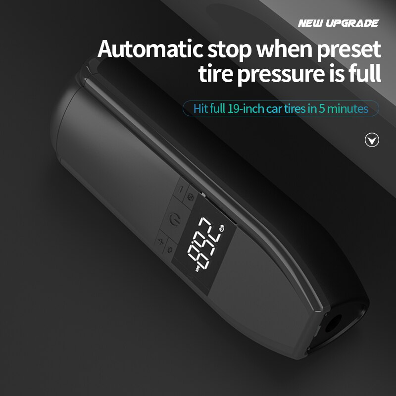 Portable Mini Rechargeable Car Air Compressor 12V 150PSI Car Air Tyre Pump Inflator Pump for Car Bicycle Motorcycle Balls