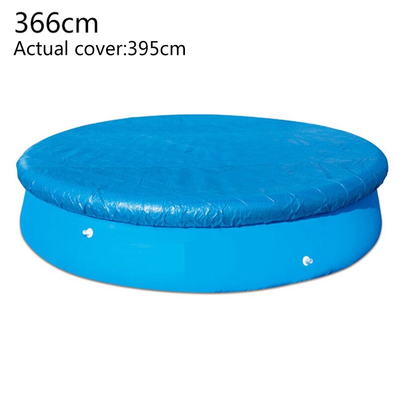 Swimming Pool Sun Shade Quick Up Pool Cover Swimming Pool Dust Cover Round Durable For Easy Pool Swimming Pool Tarpaulin