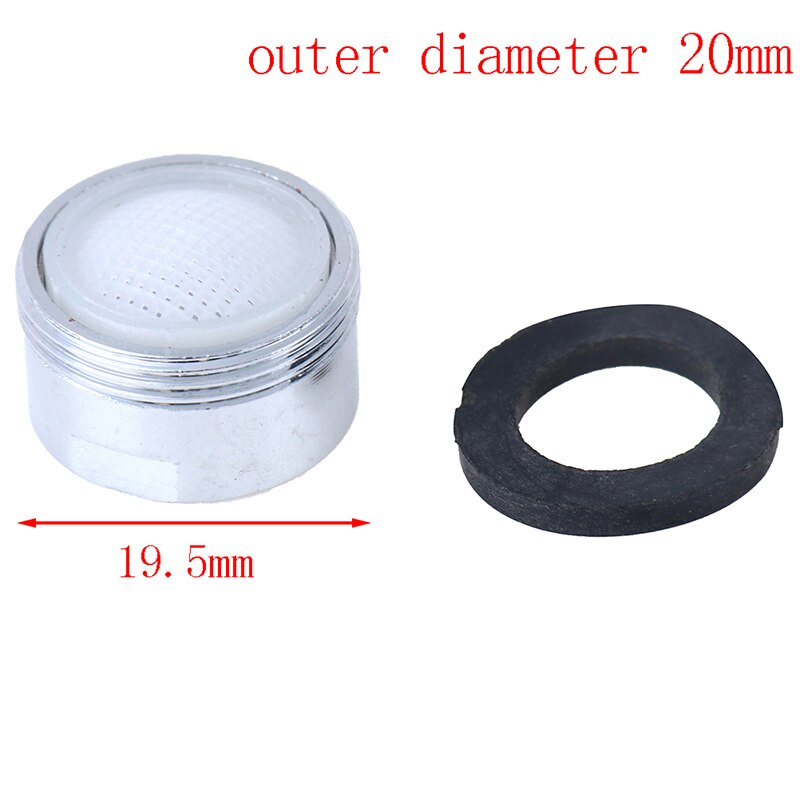 Water Filter Adapter Silver Water Saving Faucet Tap Aerator Water Purifier Filter Nozzle With Rubber Washer Kitchen Accessories: 4